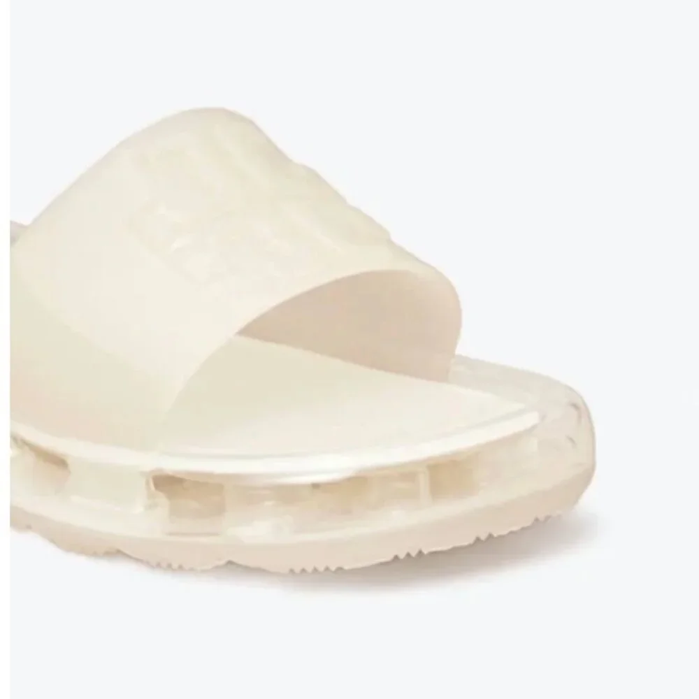 Tory Burch Bubble Jelly Slide Sandals | New Ivory | Size 9 | NWT